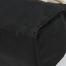 PRADA Hand Bag nylon metal Black Gold Auth 166097-9