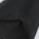 PRADA Hand Bag nylon metal Black Gold Auth 166097-16