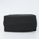 PRADA Hand Bag nylon metal Black Gold Auth 166097-5