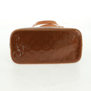 LOUIS VUITTON Monogram Vernis Houston Hand Bag Bronze M91122 LV Auth 166100V-5