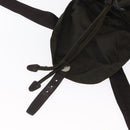 PRADA Backpack Nylon Khaki Silver Auth 166105-24