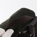 PRADA Backpack Nylon Khaki Silver Auth 166105-7