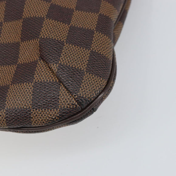 LOUIS VUITTON Damier Ebene Bloomsbury PM Shoulder Bag N42251 LV Auth 166111