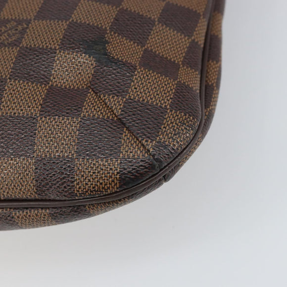 LOUIS VUITTON Damier Ebene Bloomsbury PM Shoulder Bag N42251 LV Auth 166111