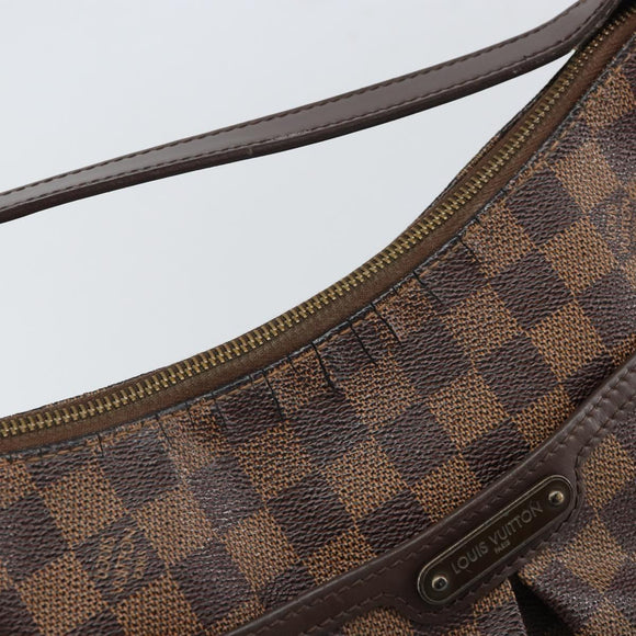 LOUIS VUITTON Damier Ebene Bloomsbury PM Shoulder Bag N42251 LV Auth 166111