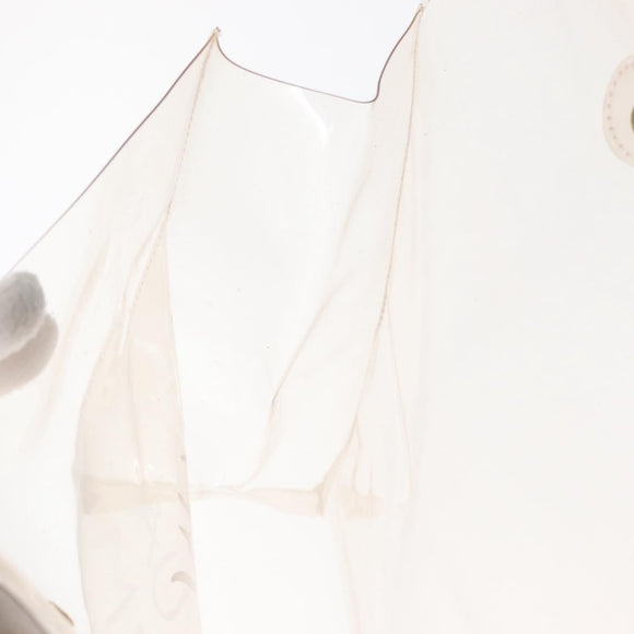 HERMES Vinyl Kelly Hand Bag Vinyl Clear Auth 166116