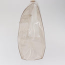 HERMES Vinyl Kelly Hand Bag Vinyl Clear Auth 166116-3