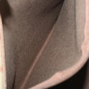 Burberrys Nova Check Boston Bag PVC Leather 2way Beige Auth 166121-23