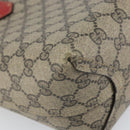 GUCCI GG Supreme Tote Bag PVC Beige 372613 Auth 166129-16