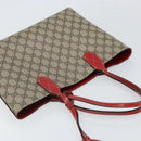 GUCCI GG Supreme Tote Bag PVC Beige 372613 Auth 166129-6