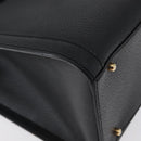GUCCI Bamboe Handtas Leer 2way Zwart Goud 002 0260 Auth 166139-9
