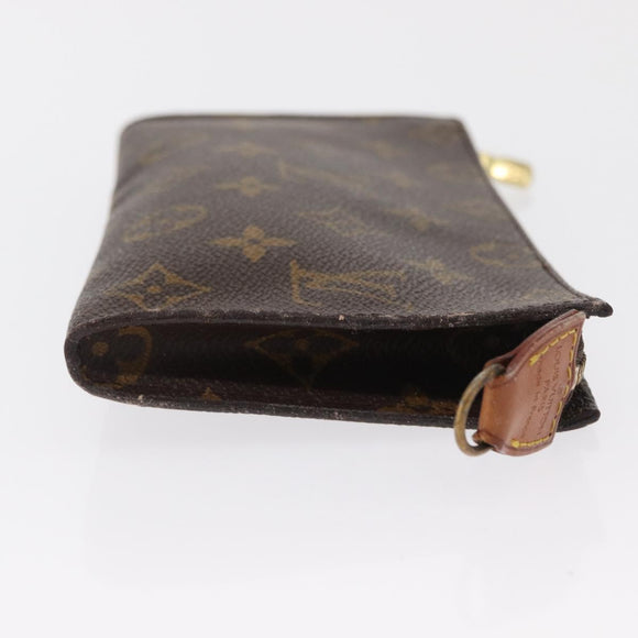 LOUIS VUITTON Monogram Bucket GM Accessory Pouch LV Auth 166179