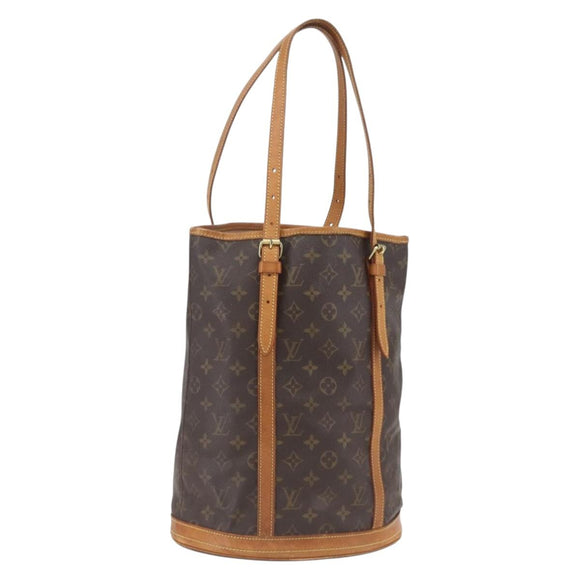 LOUIS VUITTON Monogram Bucket GM Shoulder Bag M42236 LV Auth 166180