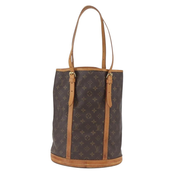 LOUIS VUITTON Monogram Bucket GM Shoulder Bag M42236 LV Auth 166180