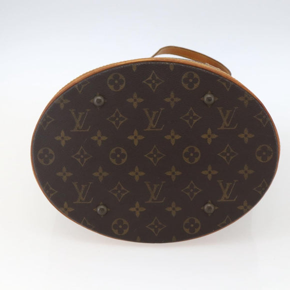 LOUIS VUITTON Monogram Bucket GM Shoulder Bag M42236 LV Auth 166180