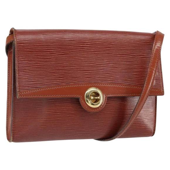 LOUIS VUITTON Epi Arsch Shoulder Bag 2Way Brown M52573 LV Auth 166183