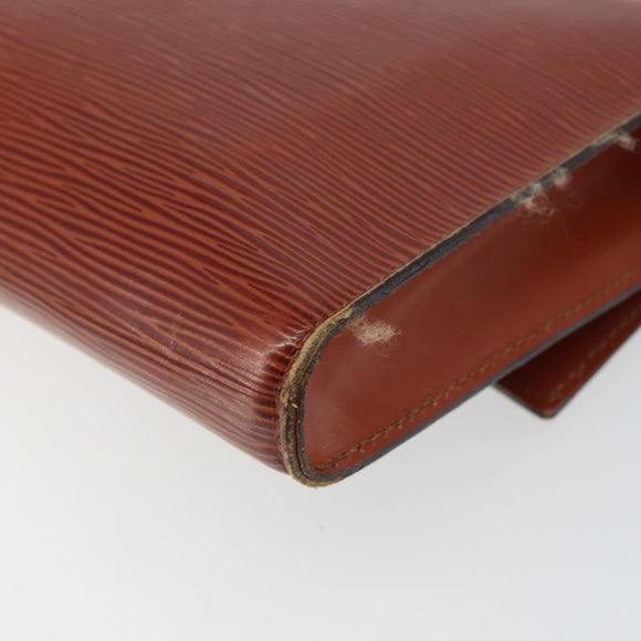 LOUIS VUITTON Epi Arsch Shoulder Bag 2Way Brown M52573 LV Auth 166183