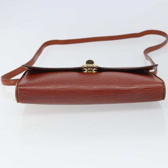 LOUIS VUITTON Epi Arsch Shoulder Bag 2Way Brown M52573 LV Auth 166183