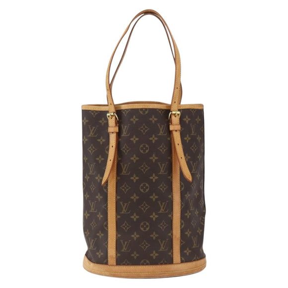 LOUIS VUITTON Monogram Bucket GM Shoulder Bag M42236 LV Auth 166184