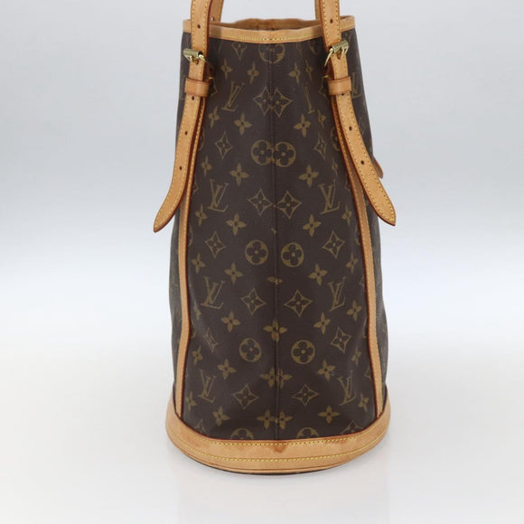 LOUIS VUITTON Monogram Bucket GM Shoulder Bag M42236 LV Auth 166184