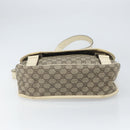 GUCCI GG Supreme Shoulder Bag PVC Beige Gold 201732 Auth 166189-10