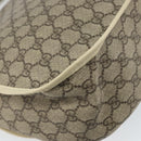 GUCCI GG Supreme Shoulder Bag PVC Beige Gold 201732 Auth 166189-14