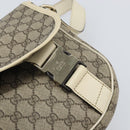 GUCCI GG Supreme Shoulder Bag PVC Beige Gold 201732 Auth 166189-15