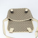 GUCCI GG Supreme Shoulder Bag PVC Beige Gold 201732 Auth 166189-17