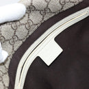 GUCCI GG Supreme Shoulder Bag PVC Beige Gold 201732 Auth 166189-18