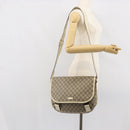GUCCI GG Supreme Shoulder Bag PVC Beige Gold 201732 Auth 166189-24