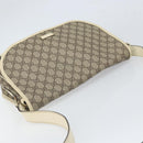 GUCCI GG Supreme Shoulder Bag PVC Beige Gold 201732 Auth 166189-6