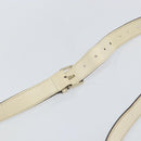 GUCCI GG Supreme Shoulder Bag PVC Beige Gold 201732 Auth 166189-8