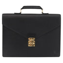 LOUIS VUITTON Epi Serviette Ambassador Business Bag Black M54412 LV Auth 166190-13