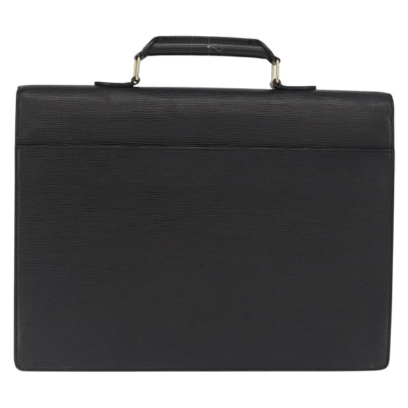 LOUIS VUITTON Epi Serviette Ambassador Business Bag Black M54412 LV Auth 166190
