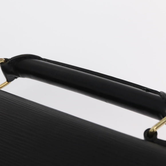LOUIS VUITTON Epi Serviette Ambassador Business Bag Black M54412 LV Auth 166190