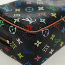LOUIS VUITTON Monogram Multicolor Trousse Wapity Pouch Black M58034 Auth 166199V-10