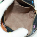LOUIS VUITTON Monogram Multicolor Trousse Wapity Pouch Black M58034 Auth 166199V-15
