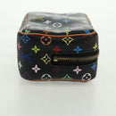 LOUIS VUITTON Monogram Multicolor Trousse Wapity Pouch Black M58034 Auth 166199V-4