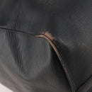 LOUIS VUITTON Epi Keepall 55 Boston Bag Noir Schwarz M42952 LV Auth 166220-15