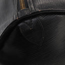 LOUIS VUITTON Epi Keepall 55 Boston Bag Noir Schwarz M42952 LV Auth 166220-18