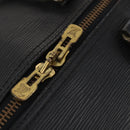 LOUIS VUITTON Epi Keepall 55 Boston Bag Noir Schwarz M42952 LV Auth 166220-10