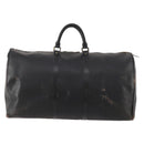 LOUIS VUITTON Epi Keepall 55 Boston Bag Noir Schwarz M42952 LV Auth 166220-13