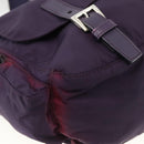 PRADA Shoulder Bag Nylon Purple Silver Auth 166221-16