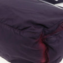 PRADA Shoulder Bag Nylon Purple Silver Auth 166221-17