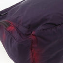 PRADA Shoulder Bag Nylon Purple Silver Auth 166221-18