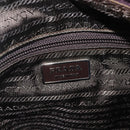PRADA Shoulder Bag Nylon Purple Silver Auth 166221-22