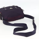 PRADA Shoulder Bag Nylon Purple Silver Auth 166221-7