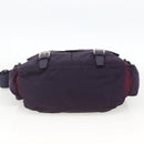 PRADA Shoulder Bag Nylon Purple Silver Auth 166221-5