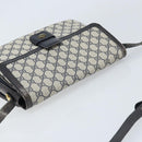 GUCCI GG Supreme Shoulder Bag PVC Navy Gold 001 16 4084 Auth 166222-6