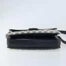 GUCCI GG Supreme Shoulder Bag PVC Navy Gold 001 16 4084 Auth 166222-5